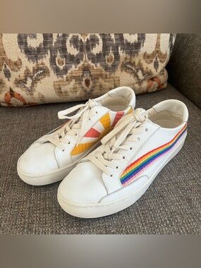 Soludos Rainbow Wave Sneaker Women’s Size 8
